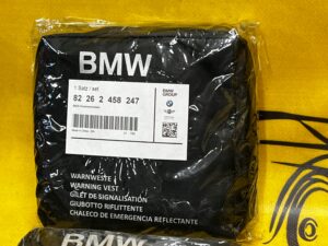 KAMIZELKA ODBLASKOWA BEZPIECZEŃSTWA DZIECIĘCA BMW NOWA OEM