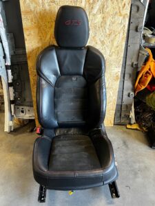 FOTEL LEWY PRZÓD AIRBAG SKÓRA ALCANTARA PORSCHE CAYENNE II 7P5 GTS