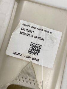 OSŁONA POSZYCIE SŁUPKA B PRAWY ŚROD FORD S-MAX MK2