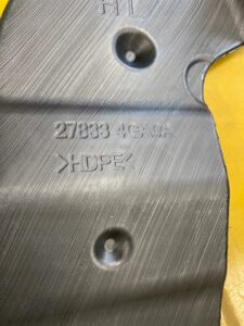 KANAŁ TUNEL POWIETRZA PRZEWÓD TYŁ INFINITI Q50