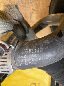 KPL DODATKOWA POMPA PRZEWÓD RURA WĄŻ WODY MERCEDES GLS X166 450 3.0 B V6