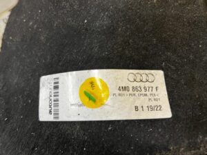 OSŁONA MATA WYGŁUSZENIE TUNELU ŚRODKOWEGO PORSCHE CAYENNE COUPE 9Y3 9Y0