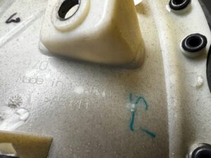 POSZYCIE OSŁONA OBUDOWA SŁUPKA C TYŁ LEWY PORSCHE PANAMERA 970 I LIFT