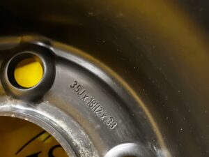 KOŁO ZAPASOWE DOJAZDOWE FELGA OPONA JAGUAR XK I XKR I XJ VI X308 135/80 R18