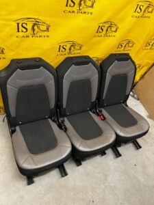 FOTEL DRUGIEGO RZĘDU PÓŁ SKÓRA GRAND C4 PICASSO II