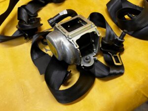 KOMPLET WYSTRZELONE PASY BEZPIECZEŃSTWA PRZÓD TYŁ RENAULT ESPACE VI