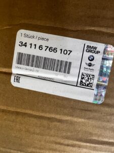 KPL TARCZE KLOCKI HAMULCOWE PRZÓD BMW 7 E65 745d 760i ALPINA B7 NOWE OEM