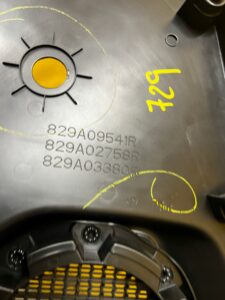 BOCZEK TAPICERKA DRZWI PRAWY TYŁ DACIA SANDERO III 2023R