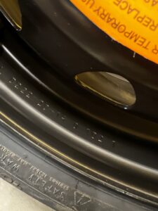 ZESTAW NAPRAWCZY KOŁO ZAPASOWE DOJAZDOWE FIAT DOBLO I 165/65 R14