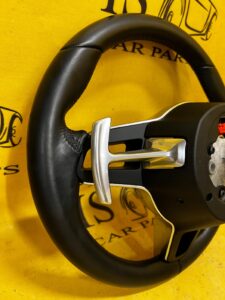 SKÓRZANA KIEROWNICA ŁOPATKI PORSCHE 911 991 LIFT