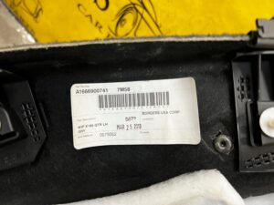 TAPICERKA BOCZEK BAGAŻNIKA TYŁ LEWY LEWA MERCEDES GL X166 ALPACA GRAY