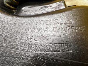 KANAŁ TUNEL PRZEWÓD POWIETRZA PRZÓD LEWY DACIA JOGGER SANDERO III