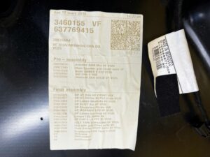TAPICERKA BOCZEK DRZWI PRZÓD LEWY VOLVO XC90 II EU