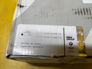 KOMPLET KLOCKI HAMULCOWE PRZÓD BMW Z4 G29 NOWE OEM