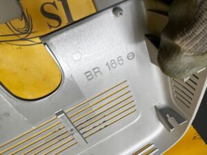 OSŁONA OBUDOWA LUSTERKA WEWNĘTRZNEGO WSTECZNEGO MERCEDES GL X166 GRAY