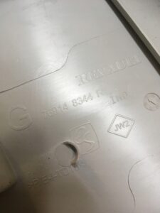 OSŁONA SŁUPKA RENAULT GRAND SCENIC IV 769148344R L