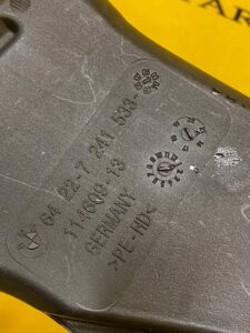 LEWY KANAŁ TUNEL PRZEWÓD POWIETRZA BMW F20 F22 F30