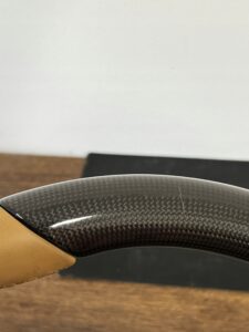 SKÓRZANA KIEROWNICA CARBON ŁOPATKI PORSCHE 911 991 LIFT