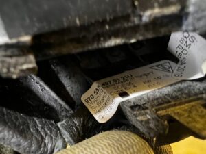 OSŁONA ZAŚLEPKA PODŁOKIETNIK SŁUPKA C LEWA PORSCHE PANAMERA 970 I LIFT