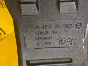 KANAŁ TUNEL PRZEWÓD POWIETRZA LEWY BMW 1 F20 2 F22 3 F30