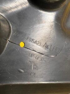 OBUDOWA OSŁONA ŚCIANY GRODZIOWEJ JAGUAR XJ X351