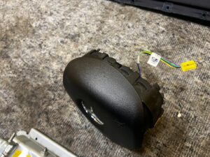 DESKA KONSOLA 3X AIRBAG PODUSZKI 4X PASY MERCEDES CLS W218 CZARNA SKÓRA