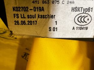 OSŁONA PLASTIK ZAŚLEPKA DESKI POD KIEROWNICĘ LEWA SKÓRA AUDI SQ7 Q7 4M0