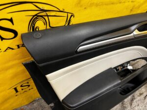 BOCZEK TAPICERKA DRZWI LEWY PRZÓD TITANIUM SKÓRA LED FORD FUSION LIFT USA