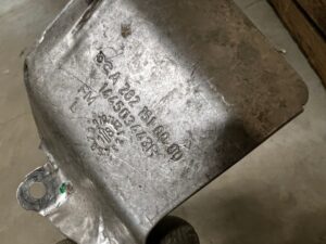 OSŁONA TERMICZNA TURBOSPRĘŻARKI TURBINY NISSAN RENAULT DACIA 1.3 TCE