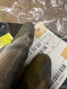 OSŁONA POSZYCIE SŁUPKA TYŁ D PRAWY PRAWA BMW X5 F15 NOWA OEM