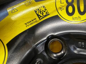 KOŁO ZAPASOWE DOJAZDOWE FELGA OPONA VOLVO V40 II 115/90 R16