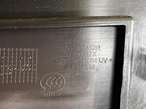 OSŁONA GÓRNA DESKA DESKI PODSZYBIE RENAULT ESPACE V 5