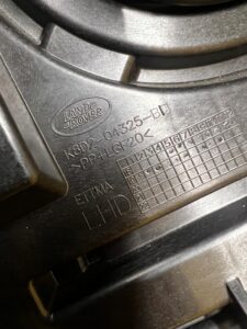 OSŁONA PLASTIK ZAŚLEPKA DESKI POD KIEROWNICĘ LR RANGE ROVER EVOQUE II L551