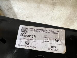 WÓZEK SANKI ZAWIESZENIE KOŁYSKA TYŁ 4CONTROL RENAULT ESPACE VI AUSTRAL