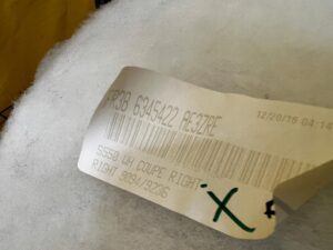 TAPICERKA BOCZEK BAGAŻNIKA TYŁ PRAWY PRAWA FORD MUSTANG VI