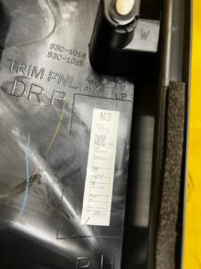 TAPICERKA BOCZEK DRZWI TYŁ PRAWY SUBARU FORESTER VI SL 25-