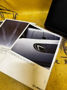 INSTRUKCJA OBSŁUGI KSIĄŻKA SERWISOWA FRANCJA ETUI LEXUS RX 450H III 3 AL10