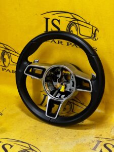 SKÓRZANA KIEROWNICA ŁOPATKI PORSCHE 911 991 LIFT