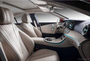 KPL FOTELE WNĘTRZE KANAPA BOCZKI SKÓRA MERCEDES CLS W257 AMG PAKIET JASNE