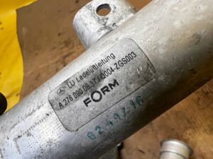 PRZEWÓD RURA RURKA WĄŻ INTERCOOLERA MERCEDES GLS X166 450 3.0 B V6