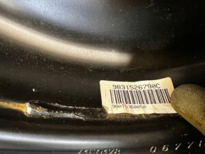 KOŁO ZAPASOWE DOJAZDOWE FELGA OPONA PEUGEOT 207 125/80 R15