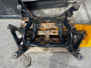 WÓZEK BELKA SANKI ZAWIESZENIE KOŁYSKA TYŁ PORSCHE CAYENNE II 7P5 GTS 4.8 V8