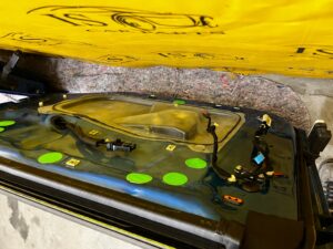 KOMPLET DRZWI PRAWY PRZÓD TYŁ FORD BRONCO 21- VELOCITY BLUE PEARL METALIC