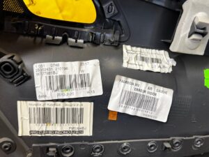 TAPICERKA BOCZEK DRZWI TYŁ LEWY JBL SKÓRA PEUGEOT 508 I RHX KOMBI EU