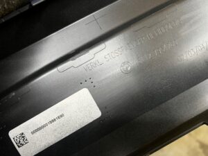 SPOILER DOKŁADKA DYFUZOR ZDERZAKA TYŁ BMW X1 F48 LIFT 16d 18d 18i NOWY OEM