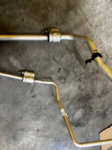 KOMPLET WĄŻ PRZEWÓD RURA RURKA KLIMATYZACJI TYŁ MERCEDES GL X166