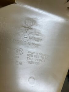 PLASTIK OSŁONA LISTWA PROGU PROGOWA TYŁ PRAWY PORSCHE MACAN 95B