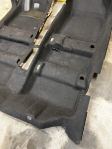 WYKŁADZINA DYWAN KABINY PRZÓD TYŁ DACIA SANDERO III EUROPA