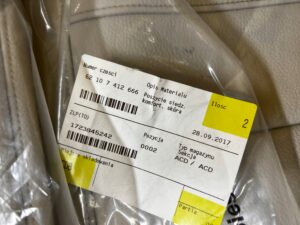 POSZYCIE SKÓRA FOTELA BMW G11 52107412666