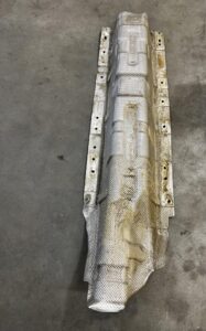 BLACHA OSŁONA TERMICZNA WYDECHU DACIA SANDERO III 1.0 TCE